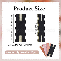 16 stücke 4 arten pu imitation leder halskette display karten&nbsp;CDIS-OC0001-10