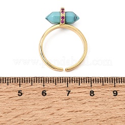 Anillos manguitos turquesas sintéticas&nbsp;GG-CBA0B5A-03G-01