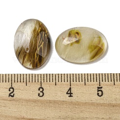 Cabochon di vetro pietra anguria&nbsp;G-C115-01A-02