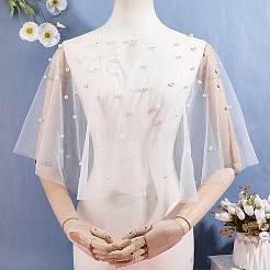 Châle de mariée en gaze de polyester&nbsp;AJEW-ME0002-74A