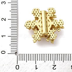Perline zirconi micro pave  in ottone&nbsp;KK-D378-19G-02