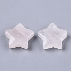 Pietre di preoccupazione a forma di stella di quarzo rosa naturale&nbsp;G-T132-002A-06