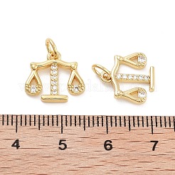 Porte-balance en laiton plaqué micro pavé de zircones cubiques&nbsp;KK-G512-23G
