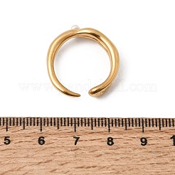 Offene Manschettenringe aus Edelstahl 304&nbsp;RJEW-B165-01G