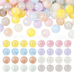 80pcs 8 Farben undurchsichtige Acrylperlen&nbsp;OACR-TA0001-23