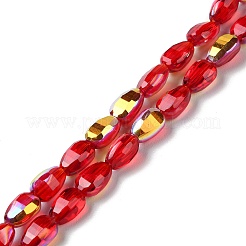 Trasparenti perle di vetro placca fili&nbsp;GLAA-Q099-F01-M02