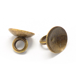 Bails pendenti con cappuccio di ferro&nbsp;X-MAK-Q002-01