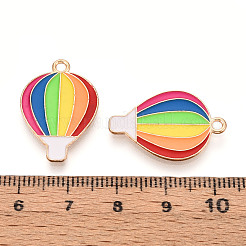 Regenbogenfarbene Pride-Emaille-Anhänger aus Legierung&nbsp;ENAM-K067-11