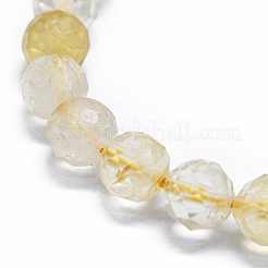 Fili di perle di citrino naturale riscaldate&nbsp;G-G927-10B
