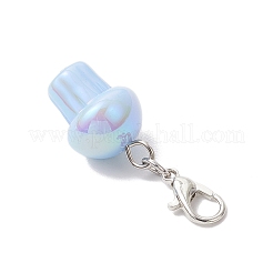 Colgantes de hongo acrílico con baño UV&nbsp;HJEW-JM03393