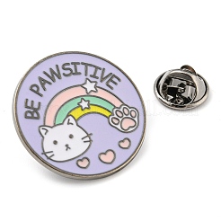 Pin-Broschen aus legierter Emaille&nbsp;AJEW-Z023-12B