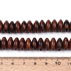 Natur Mahagoni Obsidian Perlen Stränge&nbsp;G-T144-49C-01