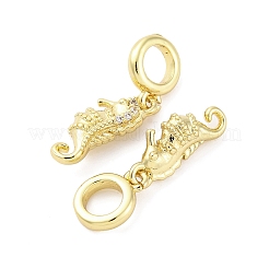 Messing mikro pflastern kubik zirkonia europäisch baumeln charme&nbsp;KK-D325-20G-01