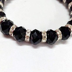 Bracelet à facettes en perles de verre&nbsp;B231-27