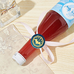 Sello de cera de latón con mango de madera&nbsp;AJEW-WH0412-0022