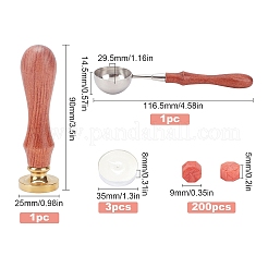 DIY Wachssiegel-Stempel-Kits&nbsp;DIY-CP0002-75C
