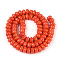Perle di vetro verniciate a spruzzo opaco&nbsp;X-GLAA-ZX008-8mm-18M