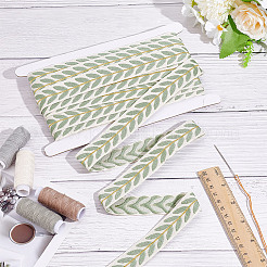 10.5~11 Yards Polyester-Stickerei-Blattbänder&nbsp;OCOR-GO0001-10