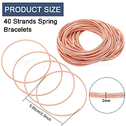 40 Stränge Frühlingsarmbänder&nbsp;TWIR-BC0001-51RG