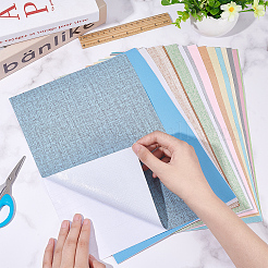 18 Blatt selbstklebende PVC-Wandaufkleber in 18 Farben&nbsp;DIY-OC0010-69