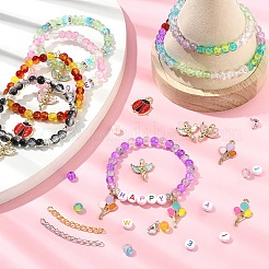 Schmucksets zum Selbermachen von Stretch-Armbändern&nbsp;DIY-YW0011-90