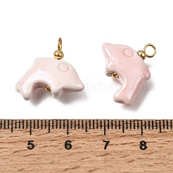 Handgemachte Porzellan-Anhänger&nbsp;PR-CBA0027-07G-02