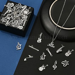 50 pièces 10 styles pendentifs en alliage de style tibétain&nbsp;FIND-YW0007-17