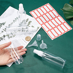Leere tragbare Plastiksprühflaschen&nbsp;AJEW-GF0009-72C-01
