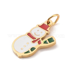 Pendentifs en acier inoxydable 304 sur le thème de Noël&nbsp;STAS-F305-01