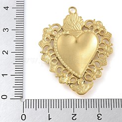 Pendentifs en acier inoxydable 304 avec placage ionique (IP)&nbsp;STAS-B075-18G-01