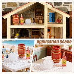 Decorazioni per esposizione di vino in resina&nbsp;AJEW-WH0609-857A