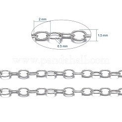 Chaînes de câble en laiton&nbsp;CHC-034Y-P-NF
