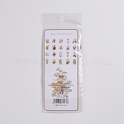Pflanzenthema wasserdichte selbstklebende Stempelaufkleber-Sets&nbsp;DIY-WH0163-08B