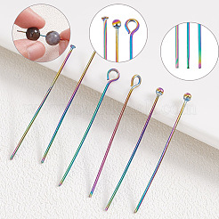 90 Stück 3 Stile 304 Edelstahlstifte Set&nbsp;STAS-UN0049-44