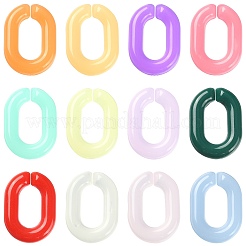 Anelli di collegamento acrilici 360pz 12 colori&nbsp;MACR-CJ0001-40