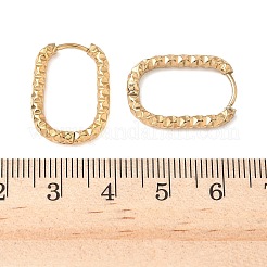 Creolen aus 301er Edelstahl für Damen&nbsp;EJEW-U066-04G