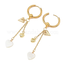Pendientes de aro con forma de corazón para el día de San Valentín&nbsp;EJEW-JE07078