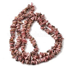 Brins de perles de rhodonite argentine naturelle&nbsp;GG-CBAC13F-B04-01