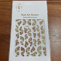 Adesivi per decalcomanie per unghie con nastro laser brillante, nail design autoadesivo art, per le decorazioni delle punte delle unghie dei piedi, giallo, 10.3x8cm