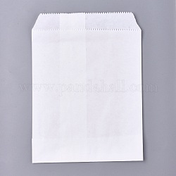 Бумажные мешки, без ручек, мешки для хранения продуктов, белые, нет шаблона, 18x13 см