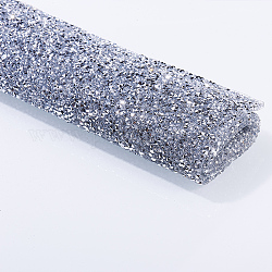 Resin Rhinestone Table Mat Pads, Foldable Manicure Tools, Rectangle, Crystal, 40x24x0.2cm