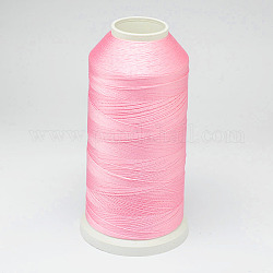 Nylon Thread, For Tassel Making, Pink, 0.3mm, about 1093.61 yards(1000m)/roll