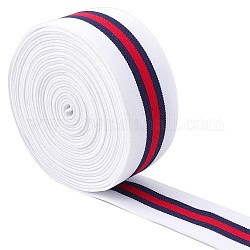 Nbeads 5.22 mètre de bande élastique plate, pour les vêtements, Accessoires de vêtement, colorées, 40mm