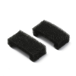 Sponge Filter for Cat Fountain Replacement, Pet Fountain Foam Filter, Cat Drinking Fountain Sponge, Rectangle, Black, 54x27.5x14mm