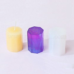 Moules à bougie en silicone bricolage, pour la fabrication de bougies, blanc, 5.5x5.3x7.1 cm
