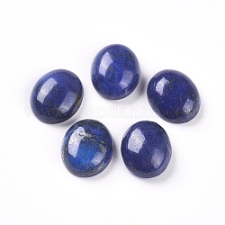 Naturales lapis lazuli cabochons, oval, teñido, 11.5~12x10x4~5.5mm