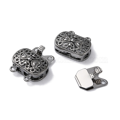 Chiusure di scatola in ottone&nbsp;KK-F867-38B-1