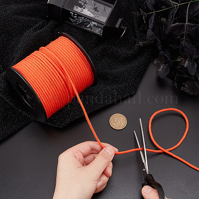 Wholesale PH PandaHall 3mm 54yard Nylon Rope Parachute Cord Braided Lift  Shade Cord Wind Chime Cord Replacement for Windows Roman Rollers Repair  Gardening Cord for Camping Hiking Outdoor Activities Orange 