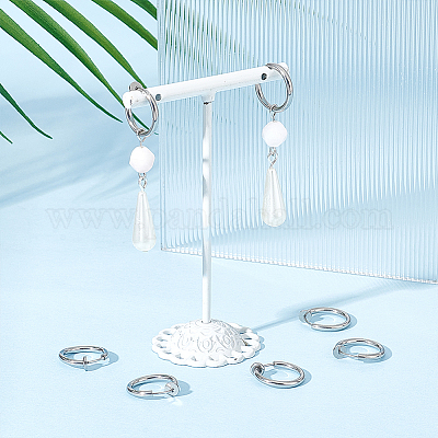 400 Stück Ohrringzubehör Edelstahl - Ohrstecker & Rückseiten Set