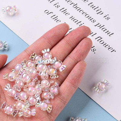 Perles en acrylique transparente&nbsp;TACR-S152-03B-SS2112-1